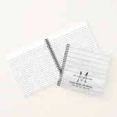 モノグラム先生ありがとう年末ギフト ノートブック (内部)