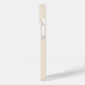 モノグラム入りおしゃれなアンティークホワイトのケースメイト Case-Mate iPhoneケース (裏面 / 左)