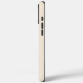 モノグラム入りおしゃれなアンティークホワイトのCase-Mate Case-Mate iPhoneケース (裏面 / 左)