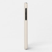 モノグラム入りおしゃれなアンティークホワイトのCase-Mate Case-Mate iPhoneケース (裏面/左)