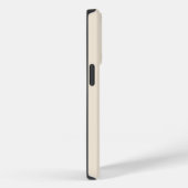 モノグラム入りおしゃれなアンティークホワイトのCase-Mate Case-Mate iPhoneケース (裏面 / 右)