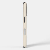 モノグラム入りおしゃれなアンティークホワイトのCase-Mate Case-Mate iPhoneケース (裏面 / 右)