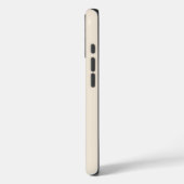 モノグラム入りおしゃれなアンティークホワイトのCase-Mate Case-Mate iPhoneケース (裏面 / 左)