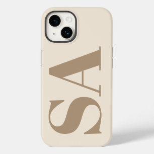 モノグラム入りおしゃれなアンティークホワイトのCase-Mate Case-Mate iPhone 14ケース