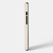 モノグラム入りおしゃれなアンティークホワイトのCase-Mate Case-Mate iPhoneケース (裏面 / 左)