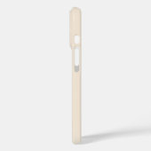 モノグラム入りおしゃれなアンティークホワイトのCase-Mate Case-Mate iPhoneケース (裏面 / 左)