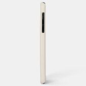 モノグラム入りおしゃれなアンティークホワイトのCase-Mate Case-Mate iPhoneケース (裏面/左)