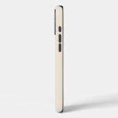モノグラム入りおしゃれなアンティークホワイトのCase-Mate Case-Mate iPhoneケース (裏面 / 左)
