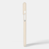 モノグラム入りおしゃれなアンティークホワイトのCase-Mate Case-Mate iPhoneケース (裏面 / 左)