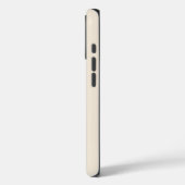 モノグラム入りおしゃれなアンティークホワイトのCase-Mate Case-Mate iPhoneケース (裏面 / 左)