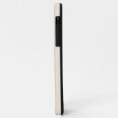 モノグラム入りおしゃれなアンティークホワイトのCase-Mate Case-Mate iPhoneケース (裏面/左)