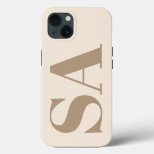 モノグラム入りおしゃれなアンティークホワイトのCase-Mate iPhone 13ケース
