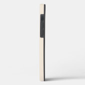 モノグラム入りおしゃれなアンティークホワイトのCase-Mate Case-Mate iPhoneケース (裏面 / 左)