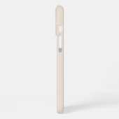 モノグラム入りおしゃれなアンティークホワイトのCase-Mate iPhoneケース (左側面)