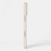 モノグラム入りおしゃれなアンティークホワイトのCase-Mate iPhoneケース (右側面)