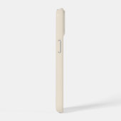 モノグラム入りおしゃれなアンティークホワイトのCase-Mate iPhone 15ケース (右側面)