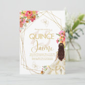 モノグラム入りのキンセン 花園 スペイン語 招待状 (スタンド正面)