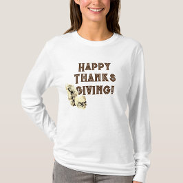 モノグラム入りの感謝祭の祈り Tシャツ