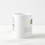 モノグラム入りアイルランド水彩画マップ コーヒーマグカップ (中央)