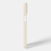 モノグラム入りアンティークホワイトのトレンディなケースメイト Case-Mate iPhoneケース (裏面 / 右)