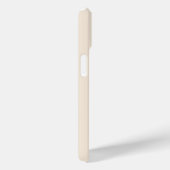 モノグラム入りアンティークホワイトのトレンディなケースメイト Case-Mate iPhoneケース (裏面 / 右)