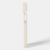 モノグラム入りアンティークホワイトのトレンディなケースメイト Case-Mate iPhoneケース (裏面 / 左)