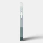 モノグラム入りイニシャルライムグリーンのスプルースオンブレ Case-Mate iPhoneケース (裏面 / 左)