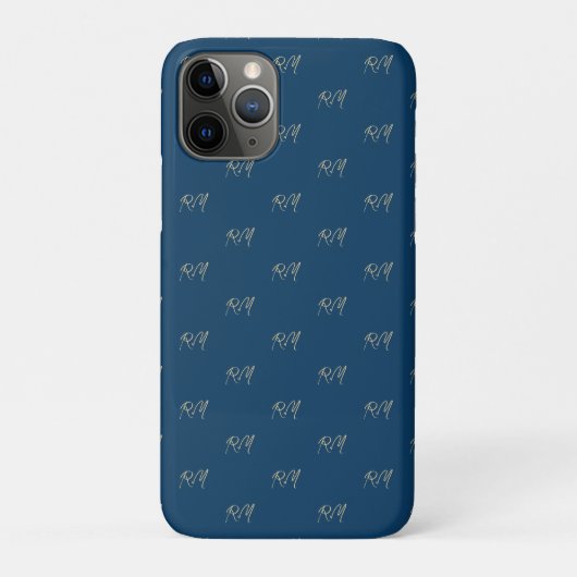 モノグラム入りイニシャル Case-Mate iPhoneケース (裏)
