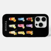 モノグラム入りカクテルデザイン Case-Mate iPhoneケース (裏面 (横))