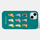 モノグラム入りカクテルデザイン Case-Mate iPhoneケース (裏面 (横))
