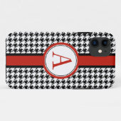 モノグラム入りクラシック・ハウンドトゥース iPhone 5 Case Mate Case-Mate iPhoneケース (裏面(横))