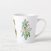 モノグラム入りクリスマスラテマグ - ゴールドレター カフェラテマグ (右)