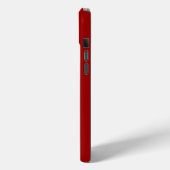 モノグラム入りクロス・ピストル レッド Case-Mate iPhoneケース (裏面 / 左)