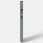 モノグラム入りセージグリーン Case-Mate iPhoneケース (裏面 / 左)