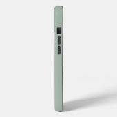 モノグラム入りセージグリーン Case-Mate iPhoneケース (裏面 / 左)