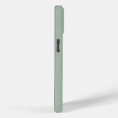 モノグラム入りセージグリーン Case-Mate iPhoneケース (裏面 / 右)