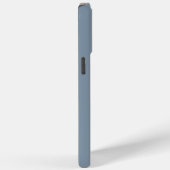 モノグラム入りダスティブルー Case-Mate iPhoneケース (裏面 / 右)