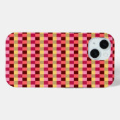 モノグラム入りドット模様 Case-Mate iPhoneケース (裏面 (横))