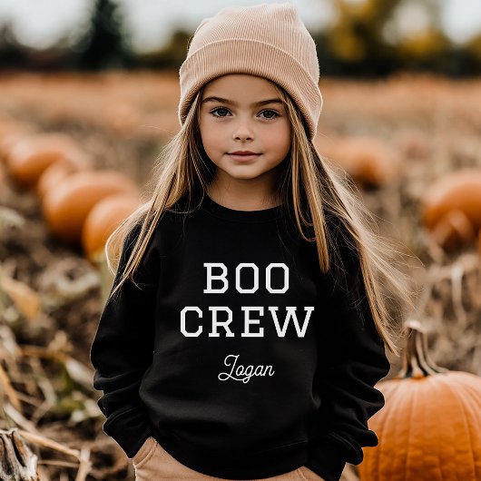 モノグラム入りハロウィーンTシャツ Boo Crew