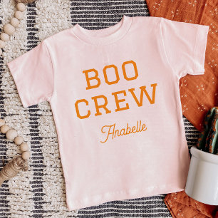 モノグラム入りハロウィーンTシャツ Boo Crew