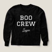 モノグラム入りハロウィーンTシャツ Boo Crew (デザイン正面)