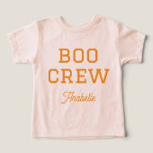 モノグラム入りハロウィーンTシャツ Boo Crew (デザイン正面)