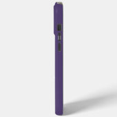 モノグラム入りパープル Case-Mate iPhoneケース (裏面 / 左)