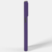 モノグラム入りパープル Case-Mate iPhoneケース (裏面 / 右)