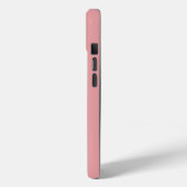 モノグラム入りピンク Case-Mate iPhoneケース (裏面 / 左)
