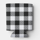 モノグラム入りブラックアンドホワイトのバイソン柄 缶クーラー (裏面)