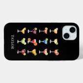 モノグラム入りマグリタで乾杯 Case-Mate iPhoneケース (裏面 (横))