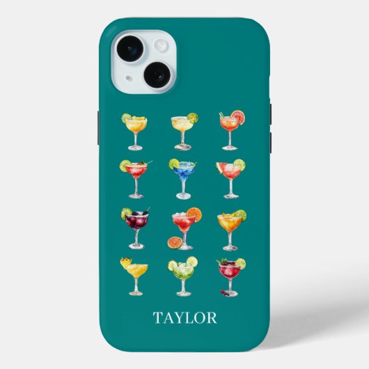 モノグラム入りマグリタで乾杯  Case-Mate iPhoneケース (裏面)