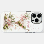 モノグラム入りマティーニ エレガント Case-Mate iPhoneケース (裏面 (横))