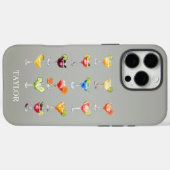 モノグラム入りマルガリータ Case-Mate iPhoneケース (裏面 (横))